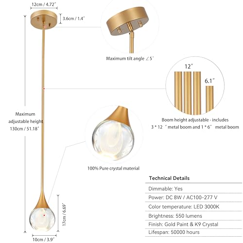Gold Pendant Lights Kitchen Island