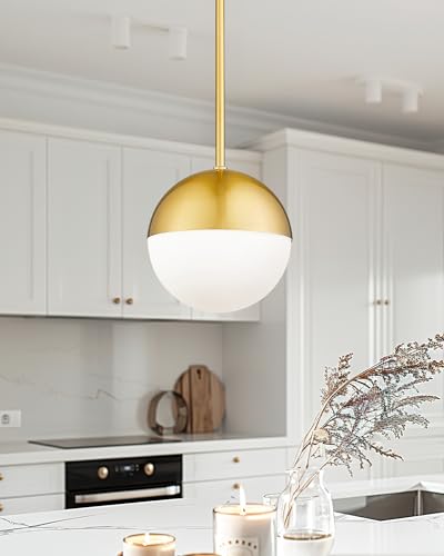 Modern Pendant Lighting Gold Globe Pendant Light Fixture