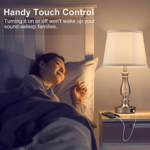 Lamps for Bedrooms Set of 2 (2 Count)