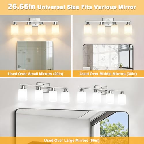 4 Light Bathroom Light Fixtures