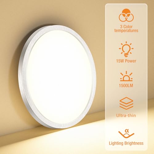 8PACK LED Flush Mount Ceiling Light Fixture (8 Count)
