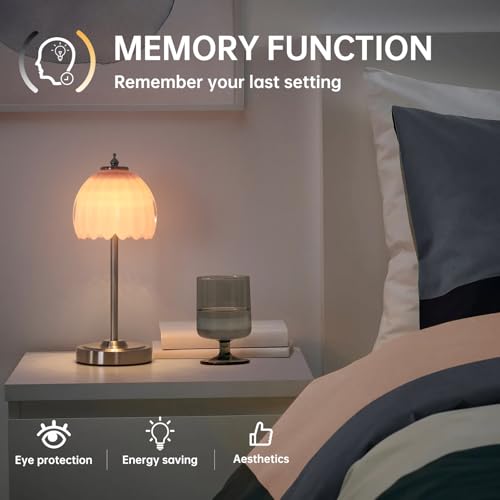 Rechargeable Table Lamp with 5200mAh Battery & Touch Control
