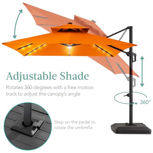 10x10ft Cantilever Patio Umbrella w