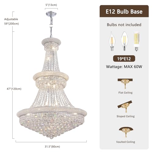 High Ceiling Chandelier 19