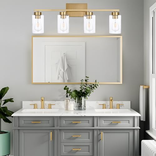 4 Light Bathroom Vanity Light Fixtures (4 Count)