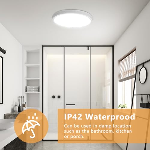 4PK 15.8 Inch Led Ceiling Light Flush Mount (4 Count)