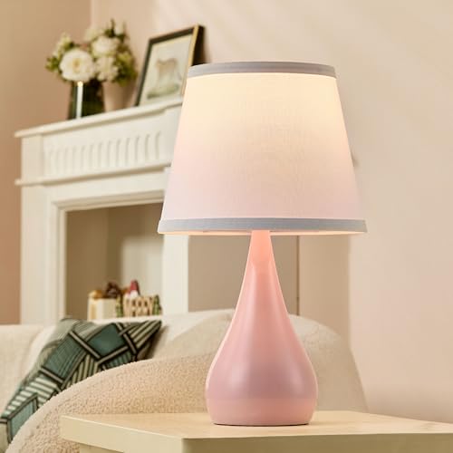 17.3'' Modern Touch Pink Table Lamp Set of 2 with 3 Way Dimmable (2 Count)
