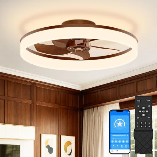 Low Profile Ceiling Fans with Lights and Remote
