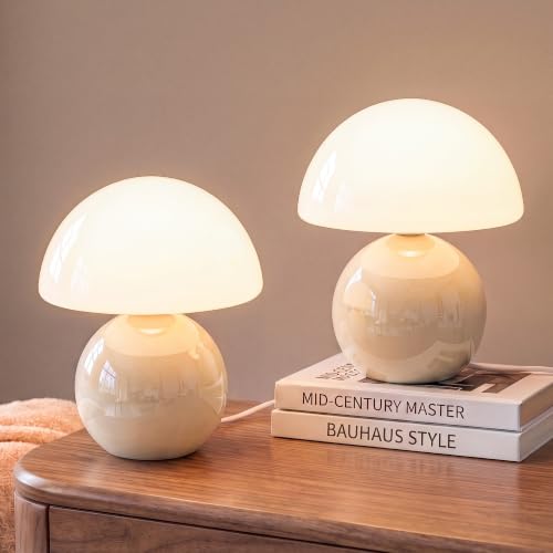 Mushroom Lamp Table Lamps Set of 2 for Bedroom Living Room (2 Count)