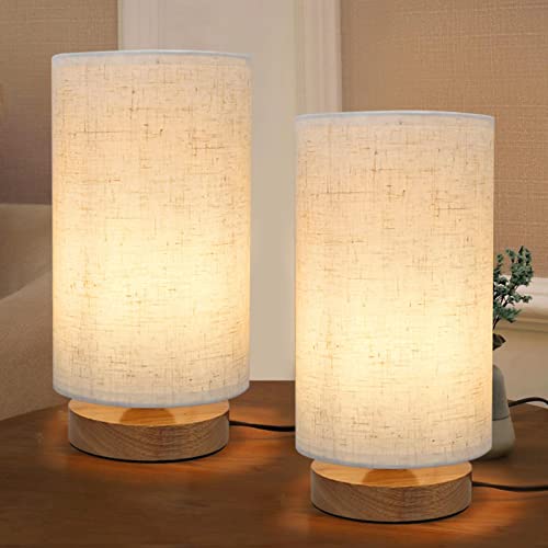 Table Lamps for Bedrooms Set of 2 (2 Count)