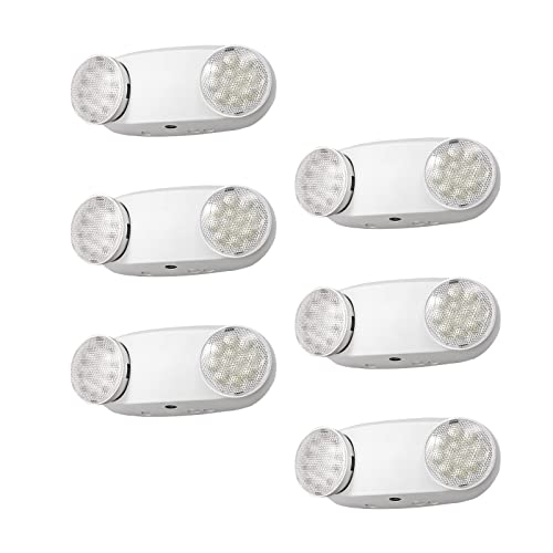 Emergency Lights with Battery Backup (6 Count)