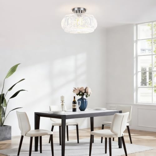 12 Inch Semi Flush Mount Ceiling Light Fixture