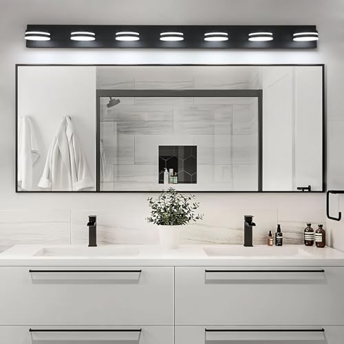 7 Light Bathroom Vanity Light Over Mirror