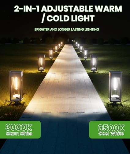 Solar Lights Outdoor Pathway (4 Count)