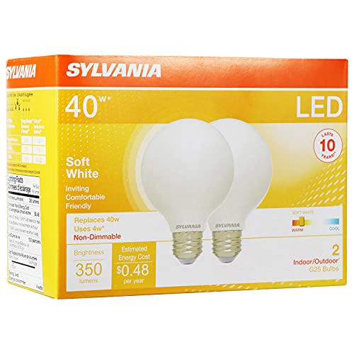 Sylvania G25 LED Light Bulb (2 Count)