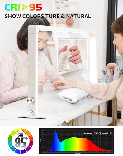 Foldable Half Moon Light for Nail Desk