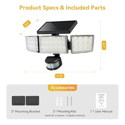 Solar Lights Outdoor (2 Count)