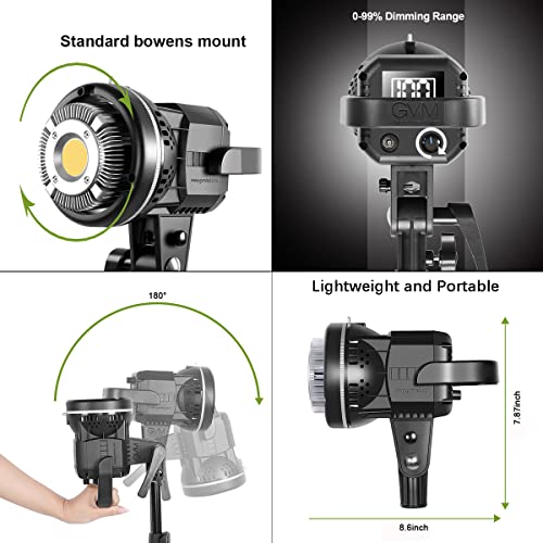 GVM 80W Photo Studio Lighting Kit