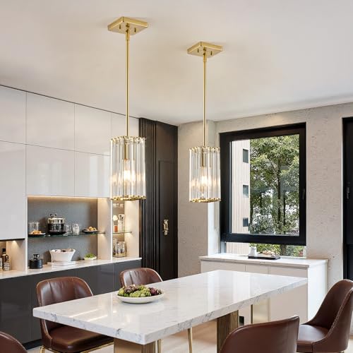 Modern Crystal Pendant Lights Kitchen Island