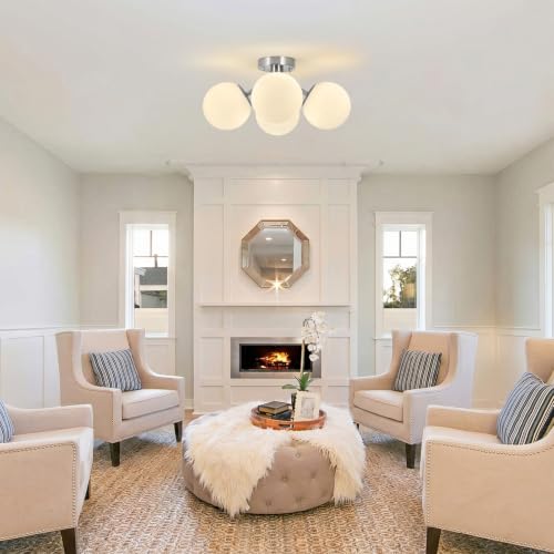 4 Light Mid Century Modern Ceiling Light