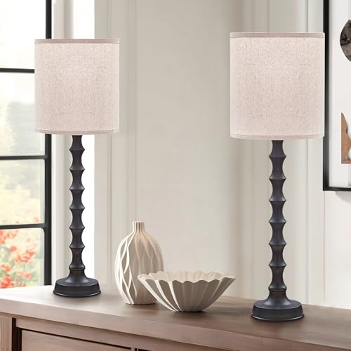 30.5" Rustic Buffet Table Lamps for Living Room Set of 2 (2 Count)