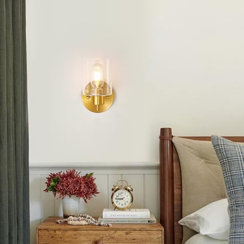 Brushed Gold Wall Sconce