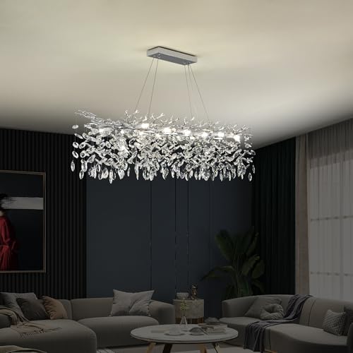 Tree Branch Chandelier Modern Crystal Pendant Light