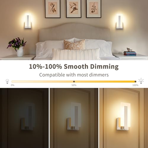 LED Wall Sconce Set of 2