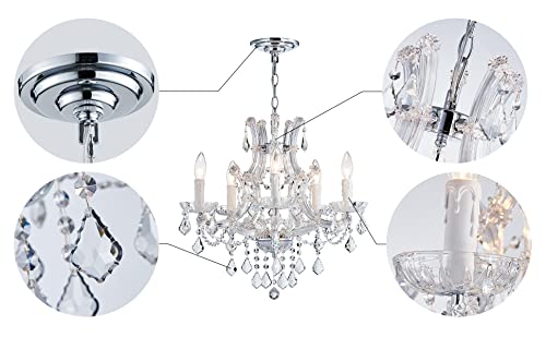 Saint Mossi 5 Light Crystal Maria Theresa Chandelier for Dining Room
