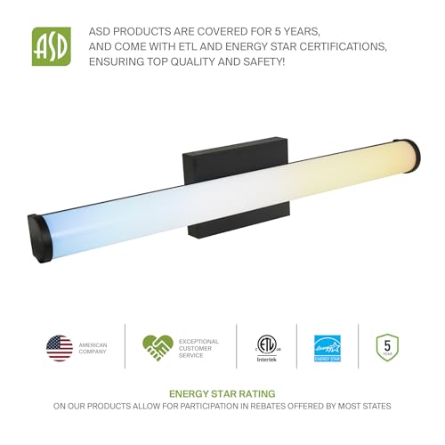24" LED Linear Vanity Light Fixture (4 Count)