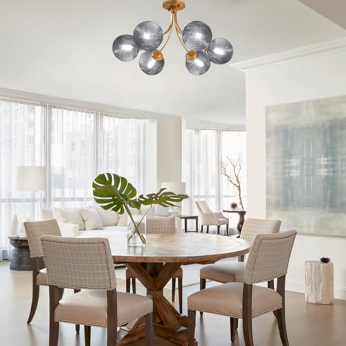Gold Flush Mount Light 6