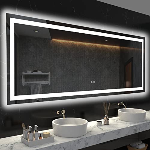 72"X36" LED Bathroom Mirror with Lights