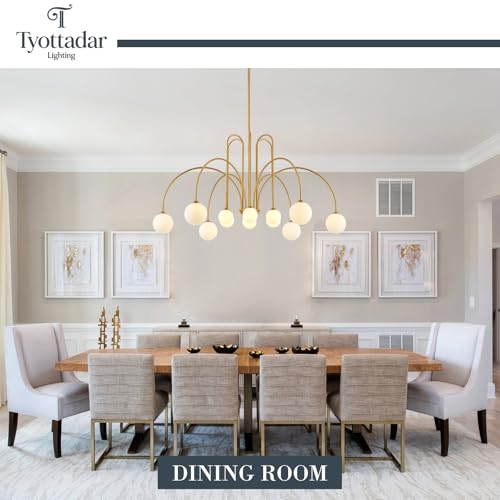 L52’’ Gold Sputnik Chandelier 12