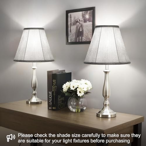 Bell Lamp Shades Set of 2 (2 Count)