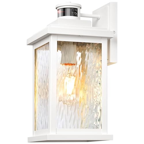 Large Adjustable Sensitivity Motion Sensor Exterior Porch Lights