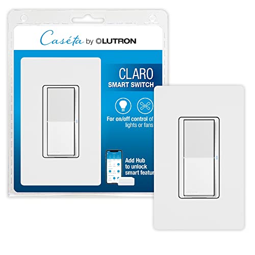 Caseta Claro Smart Switch & Wallplate for LED Lights