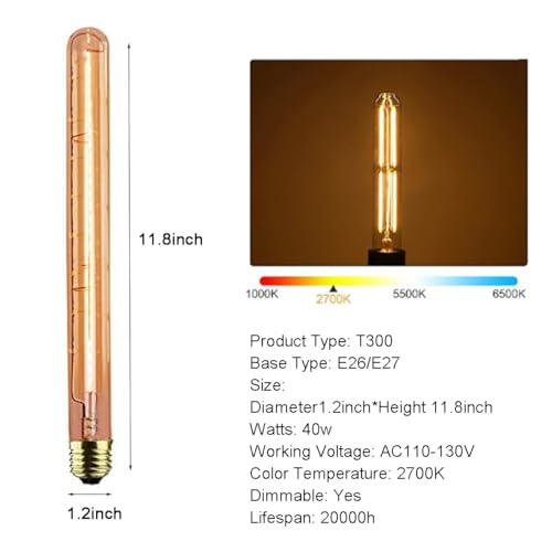 T300 Long Light Bulb (4 Count)