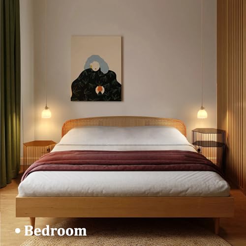 Pendant Light 2 Pack with White Tulip Glass Lmapshade (2 Count)