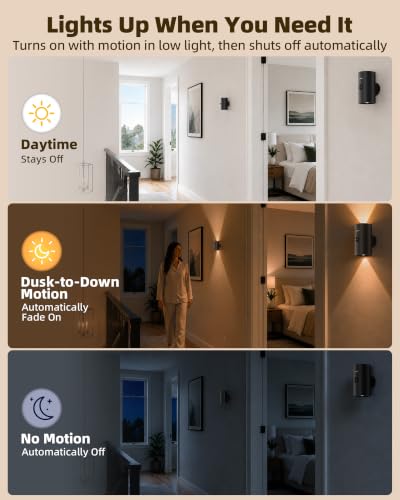 Motion Sensor Wall Light (2 Count)