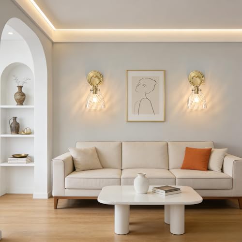Gold Wall Sconce 1