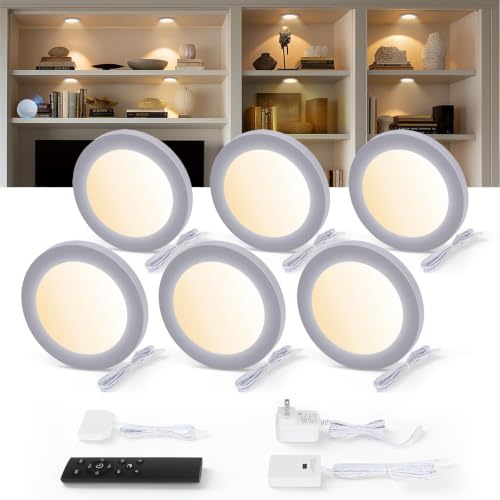 LED Puck Lights (6 Count)
