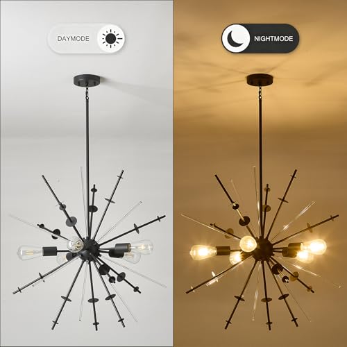 Modern Black Chandelier