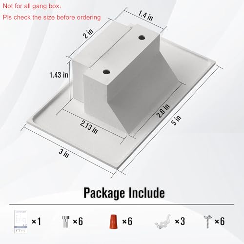 LED Step Light Outdoor Indoor Stair Lights 12V Low Voltage 3000K (3 Count)
