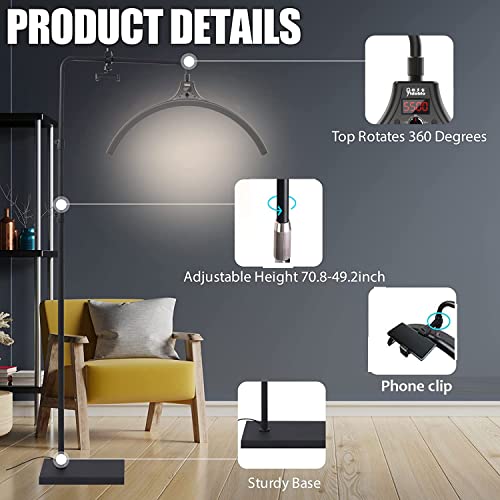 Eyelash LED Floor Light for Estheticians
