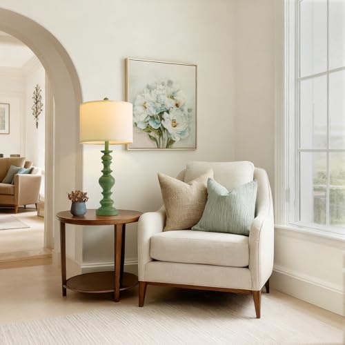 27" Sage Green Table Lamps Set of 2 (2 Count)