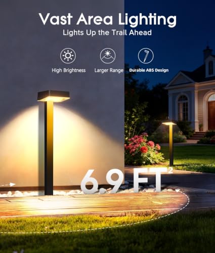 Solar Pathway Lights Outdoor (6 Count)