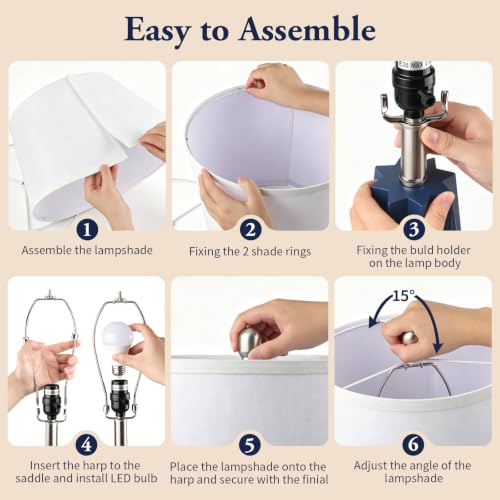 28'' Table Lamps Set of 2 for Living Room (2 Count)