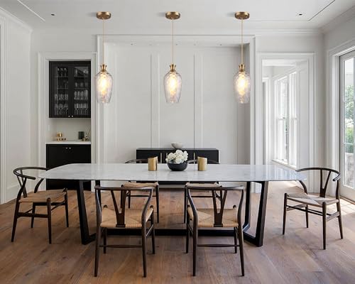 Glass Pendant Lights Kitchen Island (2 Count)