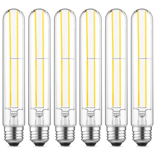 7.3 Inch Long Tubular Vintage LED Edison Bulbs (6 Count)