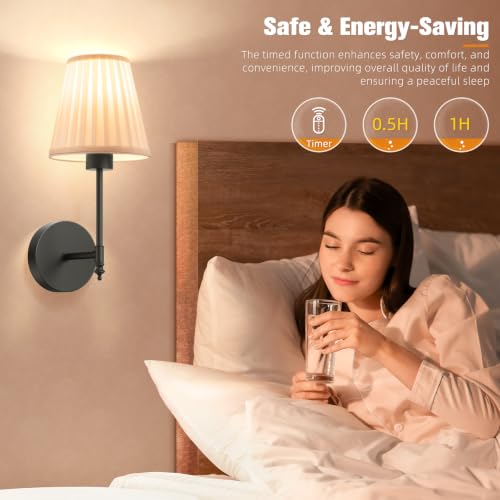 14.5 inch Battery Operated Wall Sconce Set of 2 (2 Count)